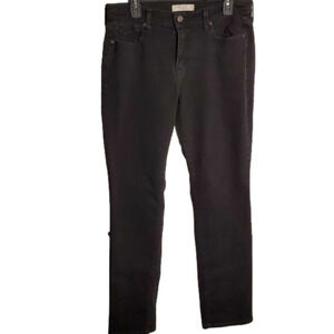 Levi's 505 black straight leg long jeans